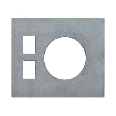 JAWAR PŁYTA PRZYKRYWAJĄCA FI 120 Z PODWÓJNYM KANAŁEM WENTYLACYJNYM