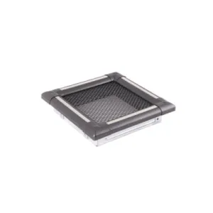 KRATKA KOMINKOWA EXCLUSIVE 16x16CM GRAFIT INOX 
