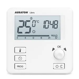AURATON REGULATOR POKOJOWY TYGODNIOWY PRZEWODOWY LIBRA
