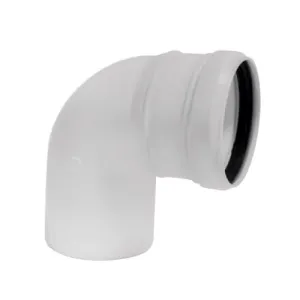 DEFRO SMART KOLANO PP BIAŁE 93° Ø 60 MM DFSMLKKPP9360