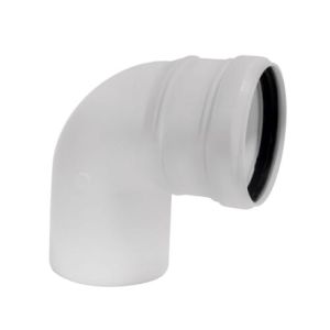 DEFRO SMART KOLANO PP BIAŁE 93° Ø 80 MM DFSMLKKPP9380