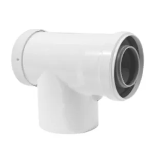 DEFRO SMART TRÓJNIK KONCENTRYCZNY PP/PS Z REWIZJĄ 87° Ø 60/100 MM DFSMAFKRPP8760100