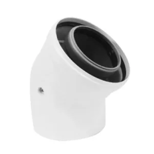 DEFRO SMART KOLANO KONCENTRYCZNE PP/PS 45° Ø 80/125 MM DFSMBGTPP4580125