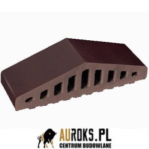 KSZTAŁTKA OGRODZENIOWA KLINKIEROWA KOLOR KROPLA CALVADOSU 310/250x100x78 MM OSTRA KLINKIER PRZYSUCHA