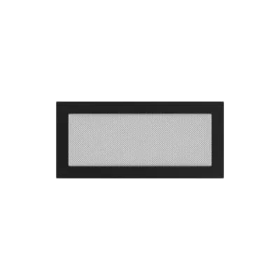 KRATKI KRATKA KOMINKOWA PROSTOKĄTNA CZARNA 170X370 MM