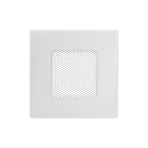 KRATKI KRATKA KOMINKOWA PROSTOKĄTNA BIAŁA 110X110 MM