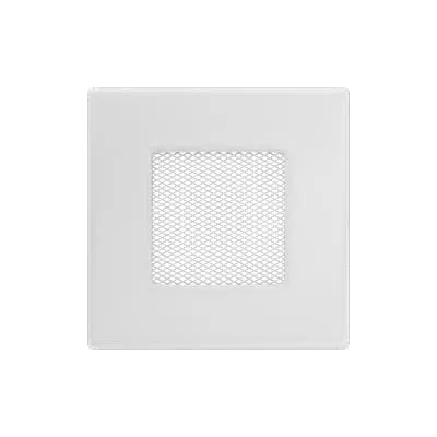 KRATKI KRATKA KOMINKOWA PROSTOKĄTNA BIAŁA 110X110 MM