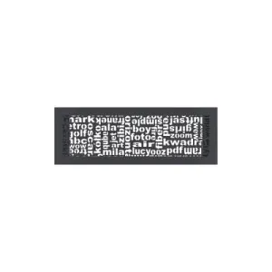 KRATKI KRATKA KOMINKOWA ABC GRAFITOWA 170X490 MM