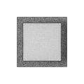 KRATKI KRATKA KOMINKOWA PROSTOKĄTNA CZARNO-SREBRNA 220X220 MM