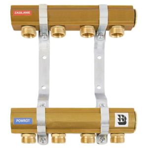 ALTECH ROZDZIELACZ MOSIĘŻNY 1 CAL Z NYPLAMI 1/2 X 3/4 CALA 8 OBWODÓW