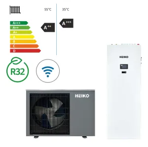 HEIKO THERMAL PLUS  9KW 1FZ POMPA CIEPŁA TYPU MONOBLOK  ALL IN ONE HEI00081 (zintegrowany 250 L zasobnik C.W.U)