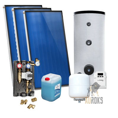 SUNEX PAKIET INSTALACJI SOLARNEJ 3 x KOLEKTOR AMX 2.0 + ZASOBNIK 300L