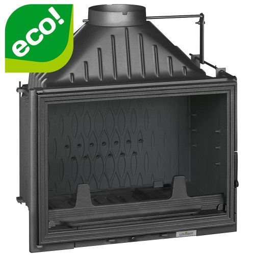 WKŁAD KOMINKOWY UNIFLAM 700 LUX ECO Z SZYBREM, DOPROWADZENIE POWIETRZA O MOCY NOMINALNEJ 12 KW REF.907-695-DP