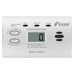 CZUJNIK CZADU Z WYŚWIETLACZEM LCD K7DCO FIRMY KIDDE