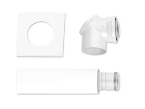 BOSCH ZESTAW POWIETRZNO-SPALINOWY 2581 FI80/125 PP/PP - 7738112581