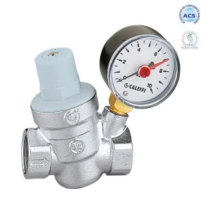 CALEFFI REGULATOR CIŚNIENIA SKOŚNY Z MANOMETREM G 3/4" 533251