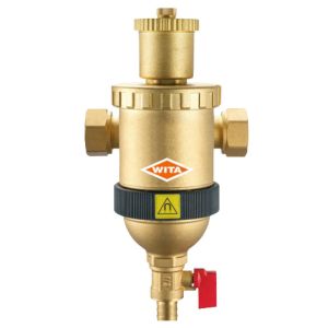 WITA TRAP FILTR MAGNETYCZNY MOSIĘŻNY PION/POZIOM G 1" Z ODPOWIETRZNIKIEM - SEPARATOR ZANIECZYSZCZEŃ 2W1