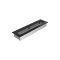 KRATKI KRATKA KOMINKOWA PROSTOKĄTNA CZARNA 110X420 MM