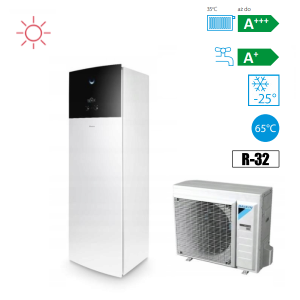 DAIKIN ALTHERMA 3 R F POMPA CIEPŁA TYPU ALL IN ONE 4 KW ERGA04EV/EHVH04S18E6V - TYLKO GRZANIE (180 L zintegrowany zas. C.W.U oraz grzałka 6kW)
