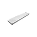 KRATKI KRATKA KOMINKOWA FRESH BIAŁA Z ŻALUZJĄ 170X700 MM