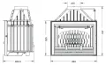 WKŁAD KOMINKOWYINVICTA 700 COMPACT ECO z szybrem