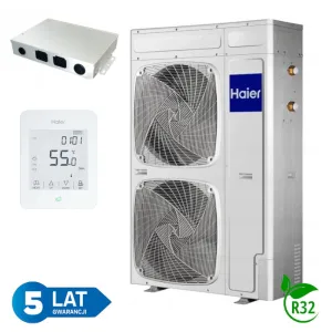 HAIER 1FZ POMPA CIEPŁA 11 KW DO CO/CWU/CHŁODZENIA AU112FYCRA(HW) (komplet monoblok + sterownik + moduł C.W.U) - AUTORYZOWANY DYSTRYBUTOR !!!