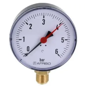 AFRISO RF63 MANOMETR RADIALNY 0-6 BAR 63 615 (fi 63mm; G1/4"; kl. 2,5) 