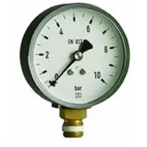 AFRISO RF80 MANOMETR RADIALNY 0-1 BAR 63 559  (fi 80mm; G1/2"; kl. 2,5) 
