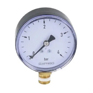 AFRISO RF63 MANOMETR RADIALNY 0-4 BAR  63 512 (fi 63mm; G1/4"; kl. 2,5) 