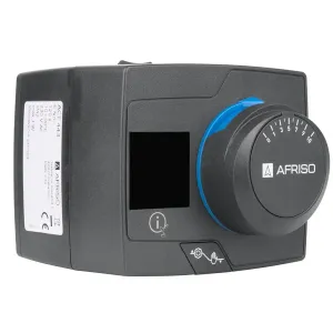 AFRISO SIŁOWNIK ELEKTRYCZNY ACT 443 Z WBUDOWANYM STAŁOTEMPERATUROWYM REGULATOREM 15 443 10  (ProClick, sterowanie pompą ob.; tryb chłodzenia, 3 zaprogramowane schematy)
