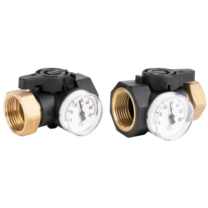 AFRISO PROCALIDA ZESTAW DWÓCH ZAWORÓW ODCINAJĄCYCH Z TERMOMETRAMI 81 275