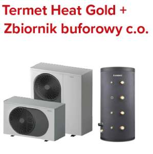 TERMET PAKIET POMPA CIEPŁA HEAT GOLD 6 DC + BUFOR ENERGY 100 WPH9910 00 00 00-1 - AUTORYZOWANY DYSTRYBUTOR !!!