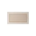KRATKI KRATKA KOMINKOWA PROSTOKĄTNA KREMOWA Z ŻALUZJĄ 170X300 MM