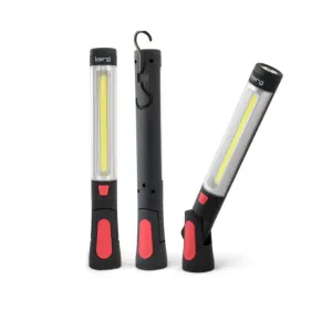 LAMPKA AKUMULATOROWA OBROTOWA LED COB 3W+ Power LED 3W KERG