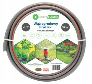 WĄŻ OGRODOWY 1/2” 50m PRO FLEX BEST GARDEN