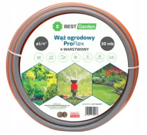 WĄŻ OGRODOWY 3/4” 30m PRO FLEX BEST GARDEN