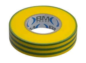 TAŚMA IZOLACYJNA PCW 0,15X19MM, 25M Żółto-zielona