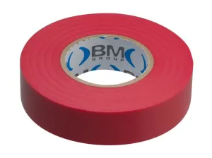 TAŚMA IZOLACYJNA PCW 0,15X19MM, 25M CZERWONA