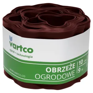 OBRZEŻE OGRODOWE /BRĄZOWE/ 10cm x 9m VARTCO