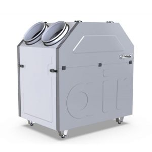 DEFRO AIR DRX C 800 CENTRALA REKUPERACYJNA 800 M3/H Z KOLOROWYM WYŚWIETLACZEM 4,3" I KRÓĆCAMI POD KĄTEM 45°