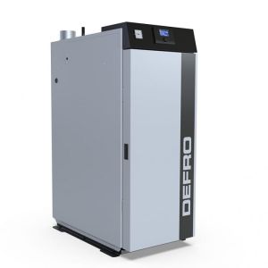 DEFRO KOCIOŁ ZASYPOWY ZGAZOWUJĄCY NA DREWNO KLASY A+ OPTIMA HG 32 KW