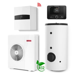 ARISTON NIMBUS FLEX 80 M NET R32 POMPA CIEPŁA TYPU MONOBLOK Z ZASOBNIKIEM 190 L 8 KW 230 V 3301880