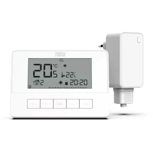  TECH BEZPRZEWODOWY REGULATOR POKOJOWY DWUSTANOWY NATYNKOWY BIAŁY T-4.2 