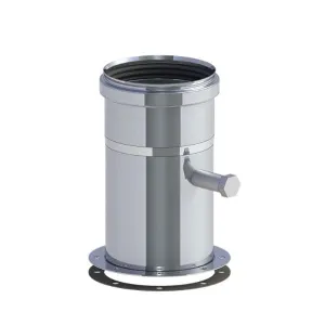 TERMET ADAPTER POWIETRZNY NIEZALEŻNY (Z KRÓĆCEM POMIAROWYM) DO PODGRZEWACZY TURBO Ø 80 MM