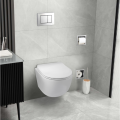 BALNEO LUNA MISKA PODWIESZANA WC RIMLESS BEZ KOŁNIERZA Z DESKĄ WOLNOOPADAJĄCĄ Z DUROPLASTU - BIAŁA