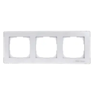 TECH SINUM SZKLANA RAMKA POTRÓJNA BIAŁA 3 X 55 X 55 MM FG-03