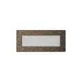 KRATKI KRATKA KOMINKOWA PROSTOKĄTNA CZARNO-ZŁOTA 110X240 MM