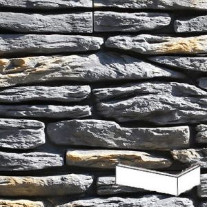 STEGU KAMIEŃ DEKORACYJNY PŁYTKA  KĄTOWA CALIFORNIA  2 GREY  55x15CM  OPK. 0,9 MB