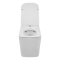 BALNEO LUGA MISKA PODWIESZANA WC RIMLESS BEZ KOŁNIERZA Z DESKĄ WOLNOOPADAJĄCĄ Z DUROPLASTU - BIAŁA