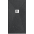 BALNEO BRODZIK STONE TRAY 100X80X2,5cm CIEMNOSZARY KOMPOZYTOWY